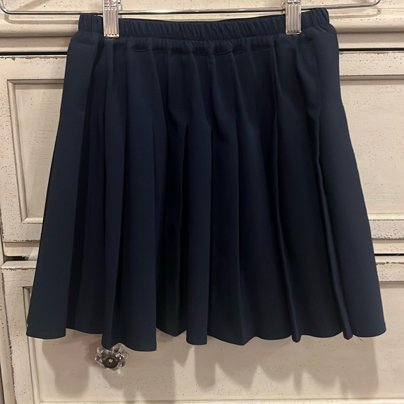 Little Big Girls Kid Pleated Tennis Skirt School Uniform Navy Blue 8-9 Years Old - Picture 5 of 11